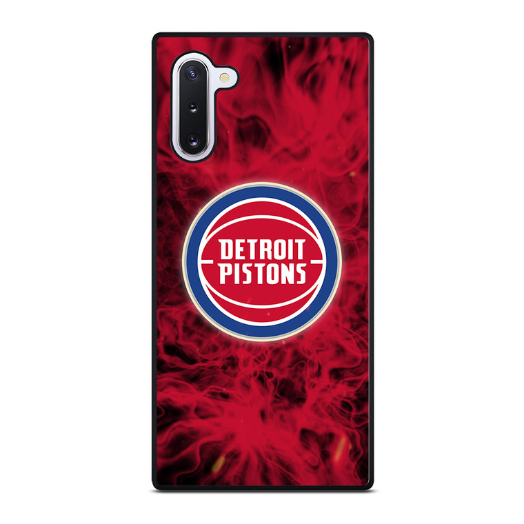 DETROIT PISTONS BASKETBALL NBA FIRE Samsung Galaxy Note 10 Case Cover