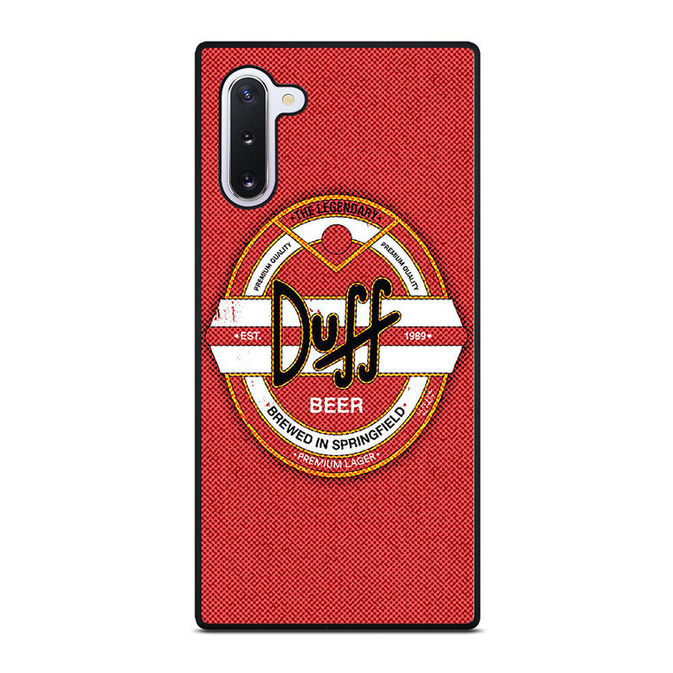 DUFF BEER THE SIMPSONS LOGO 2 Samsung Galaxy Note 10 Case Cover