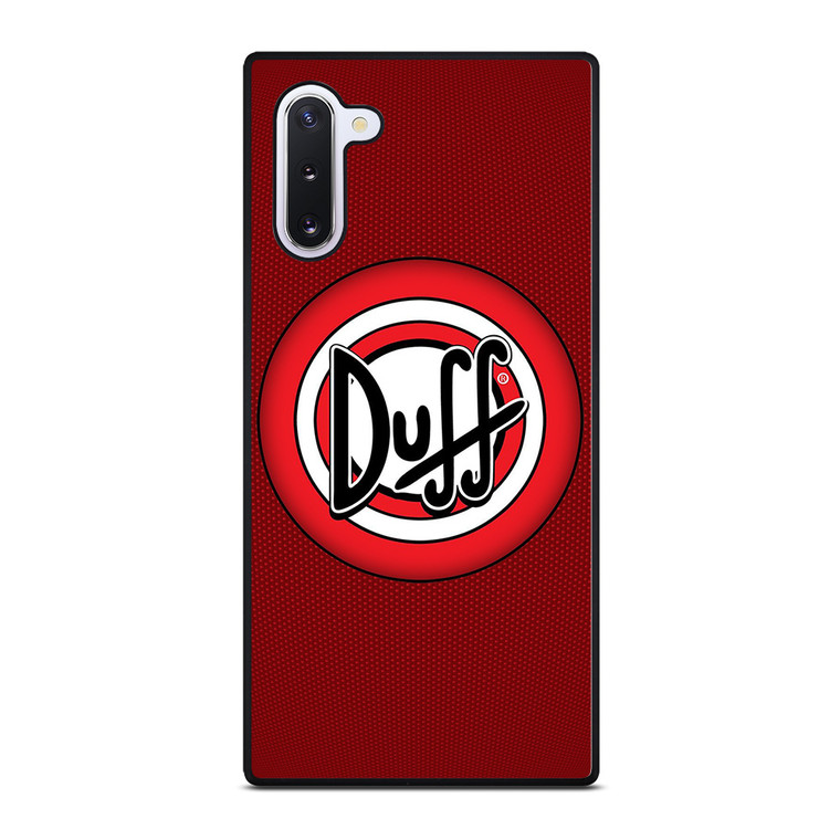 DUFF BEER THE SIMPSONS LOGO Samsung Galaxy Note 10 Case Cover