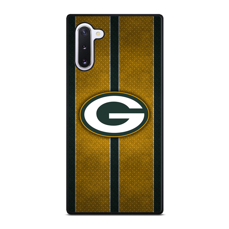 GREEN BAY PACKERS NFL METAL STRIPE Samsung Galaxy Note 10 Case Cover