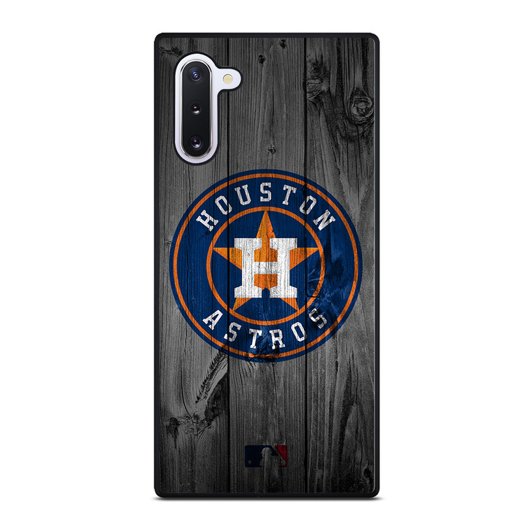 HOUSTON ASTROS BASEBALL MLB WOOD LOGO Samsung Galaxy Note 10 Case Cover
