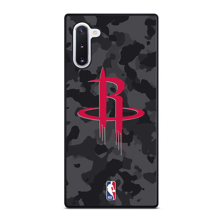 HOUSTON ROCKETS BLACK CAMO Samsung Galaxy Note 10 Case Cover