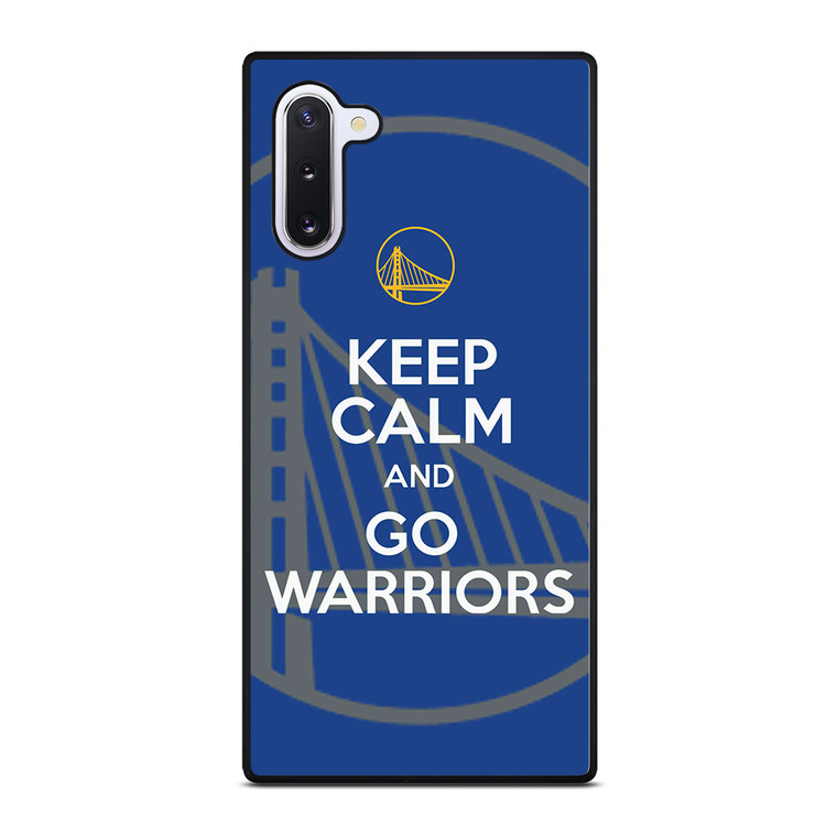 KEEP CALM AND GO GOLDEN STATE WARRIORS Samsung Galaxy Note 10 Case Cover