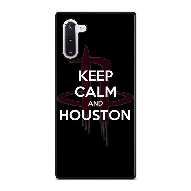 KEEP CALM AND GO HOUSTON ROCKETS Samsung Galaxy Note 10 Case Cover