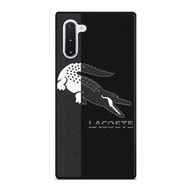 LACOSTE BLACK AND WHITE Samsung Galaxy Note 10 Case Cover