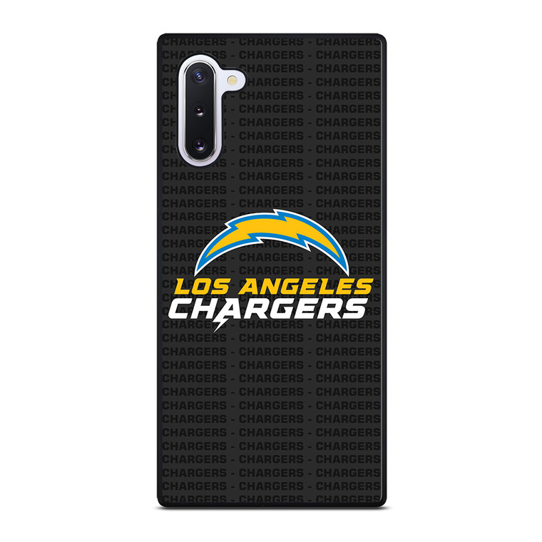 LOS ANGELES CHARGERS FOOTBALL TEXT Samsung Galaxy Note 10 Case Cover