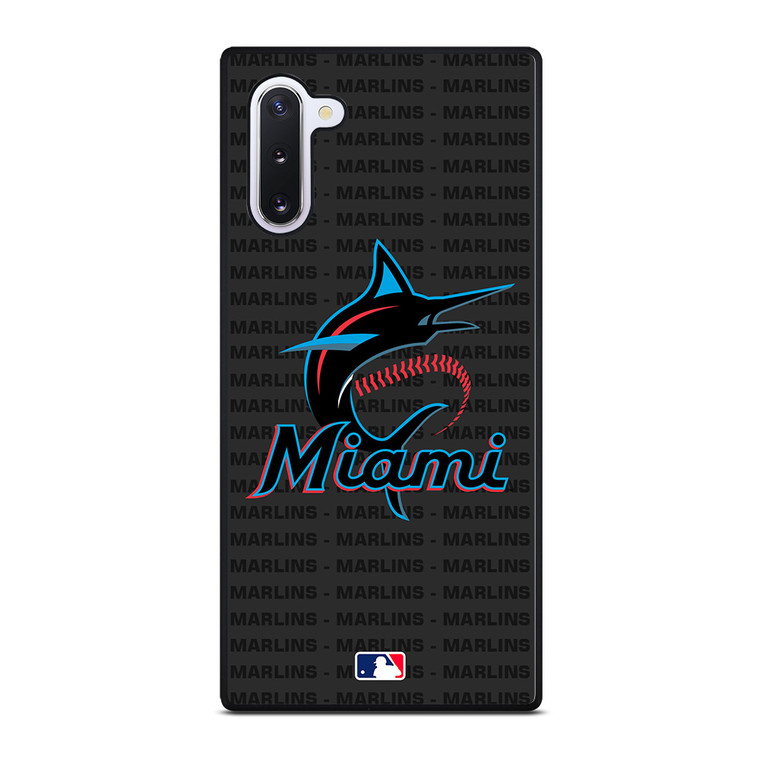 MIAMI MARLINS BASEBALL BLACK Samsung Galaxy Note 10 Case Cover