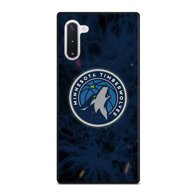 MINNESOTA TIMBERWOLVES BASKETBALL NBA FIRE Samsung Galaxy Note 10 Case Cover