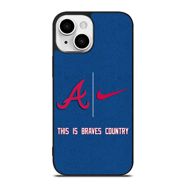 ATLANTA BRAVES NIKE MLB BASEBALL iPhone 13 Mini Case Cover