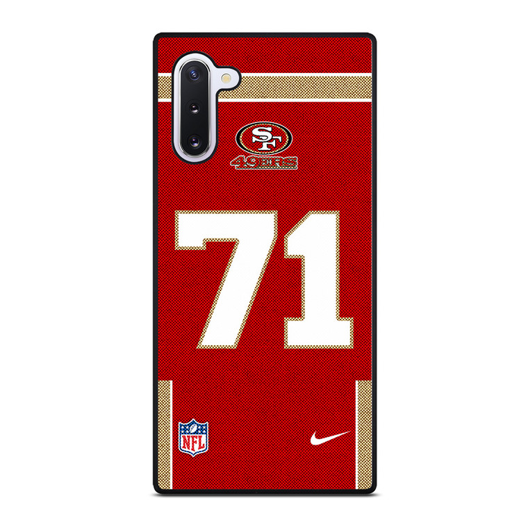 SAN FRANCISCO 49ERS TRENT WILLIAMS 71 NFL NIKE Samsung Galaxy Note 10 Case Cover