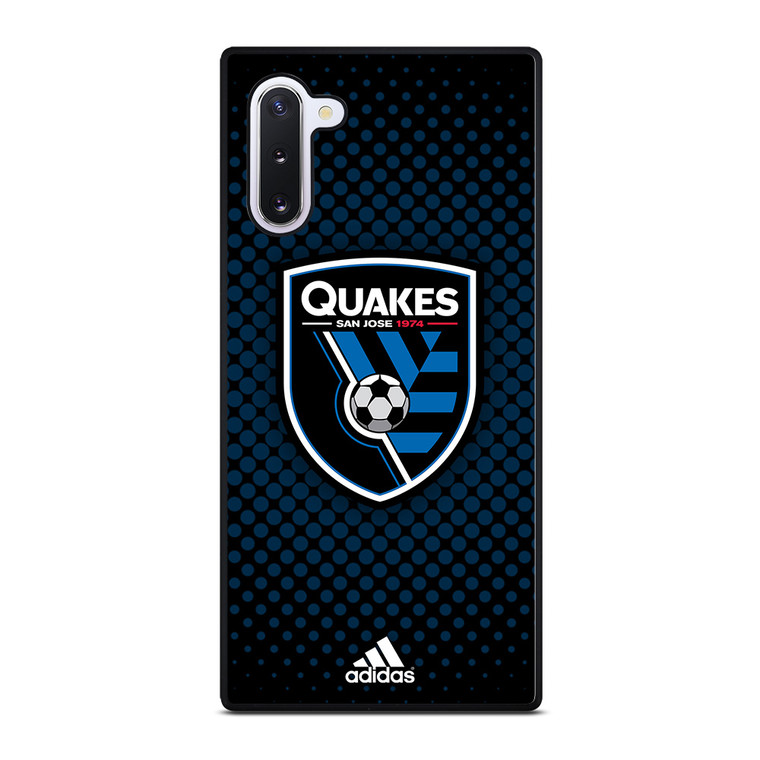 SAN JOSE EARTHQUAKES SOCCER MLS ADIDAS Samsung Galaxy Note 10 Case Cover