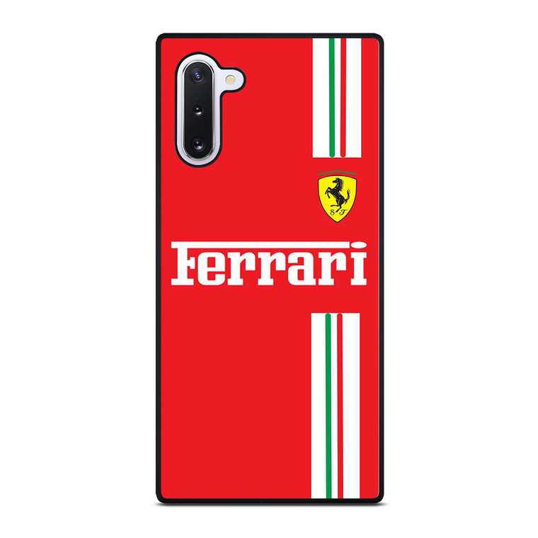 SCUDERIA FERRARI F1 STRIPE Samsung Galaxy Note 10 Case Cover SCUDERIA FERRARI F1 STRIPE Samsung Galaxy Note 10 Case Cover