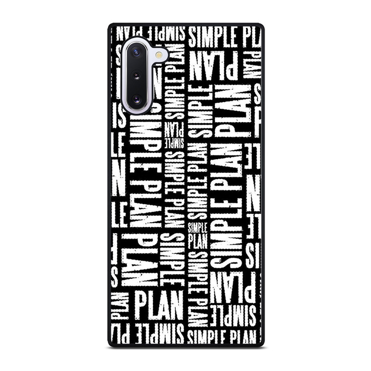 SIMPLE PLAN ROCK BAND LOGO Samsung Galaxy Note 10 Case Cover