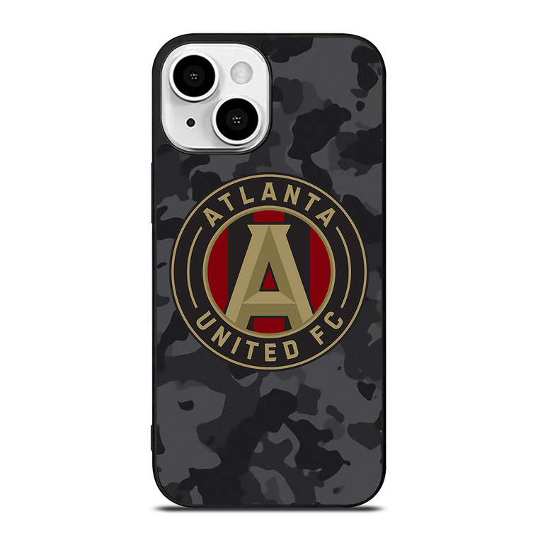 ATLANTA UNITED FC MLS BLACK CAMO iPhone 13 Mini Case Cover