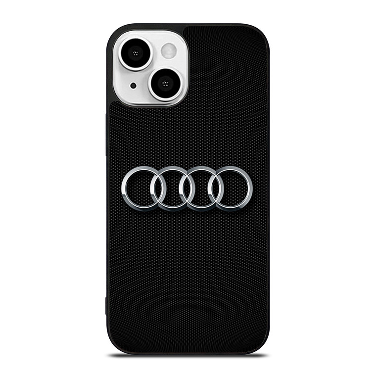 AUDI CARBON FIBER iPhone 13 Mini Case Cover