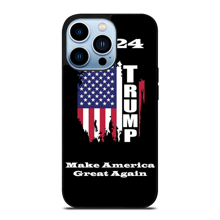 DONALD TRUMP MAKE AMERICA GREAT AGAIN 2024 2 iPhone 13 Pro Max Case Cover
