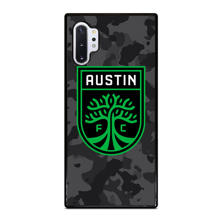 AUSTIN FC MLS BLACK CAMO Samsung Galaxy Note 10 Plus Case Cover