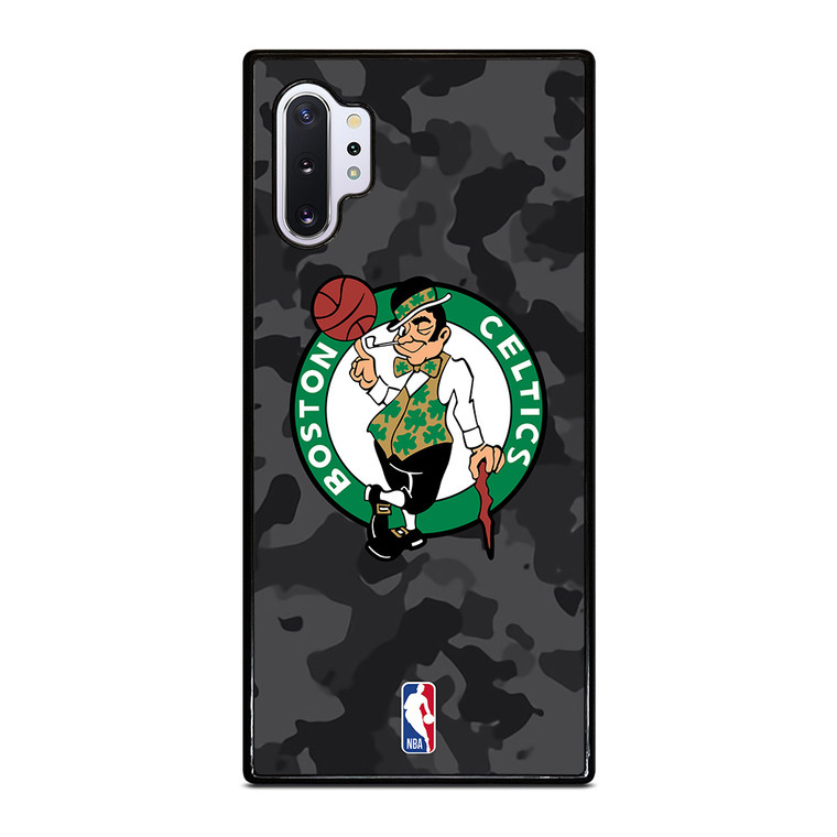 BOSTON CELTICS BLACK CAMO Samsung Galaxy Note 10 Plus Case Cover