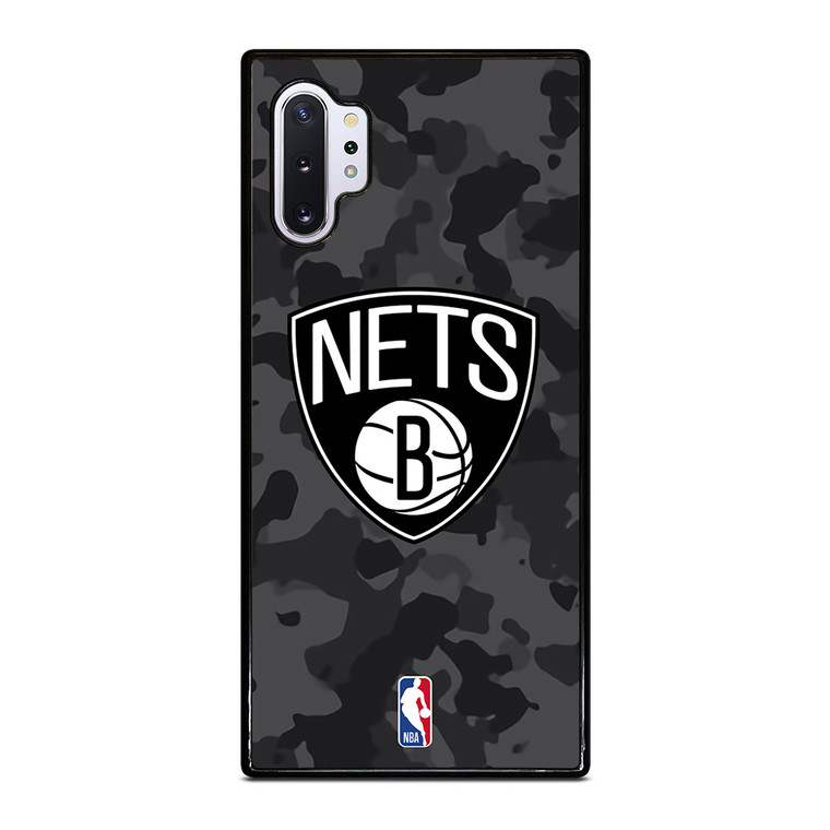 BROOKLYN NETS BLACK CAMO Samsung Galaxy Note 10 Plus Case Cover