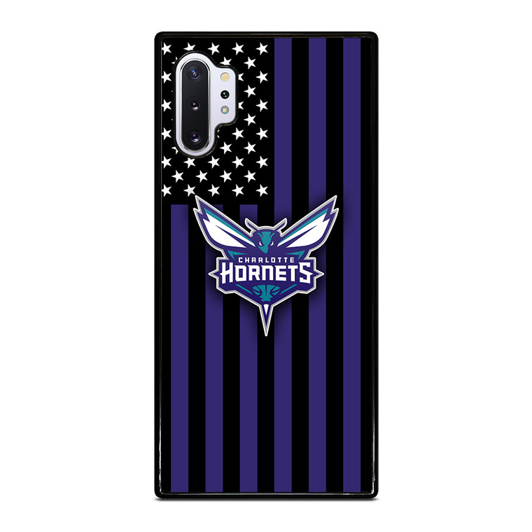 CHARLOTTE HORNETS NBA USA FLAG Samsung Galaxy Note 10 Plus Case Cover