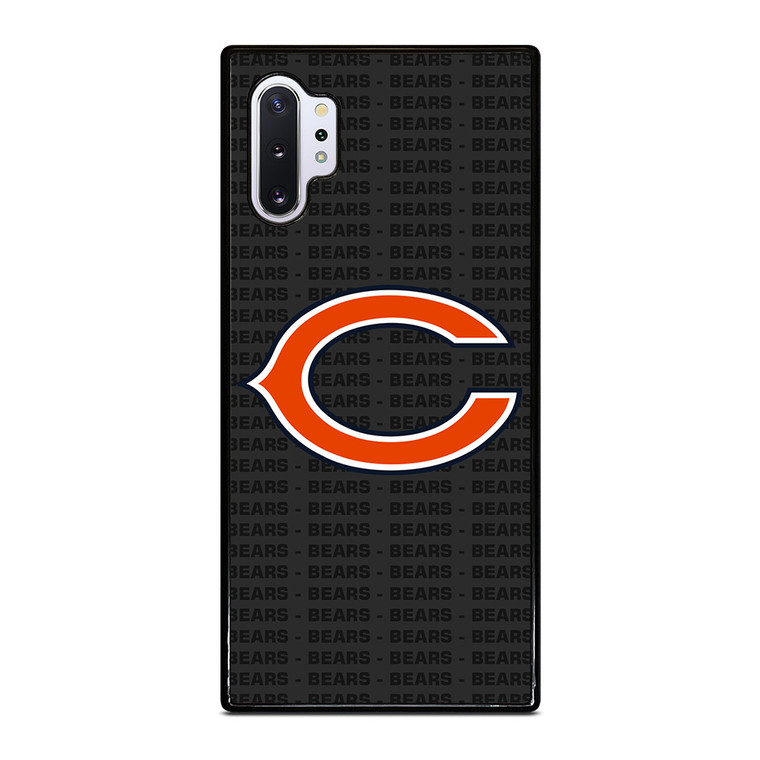 CHICAGO BEARS FOOTBALL TEXT Samsung Galaxy Note 10 Plus Case Cover
