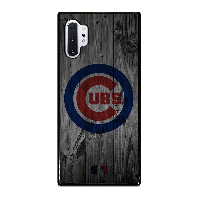 CHICAGO CUBS BASEBALL MLB WOOD LOGO Samsung Galaxy Note 10 Plus Case Cover