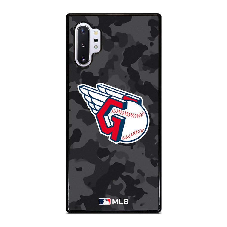 CLEVELAND GUARDIANS BASEBALL BLACK CAMO Samsung Galaxy Note 10 Plus Case Cover