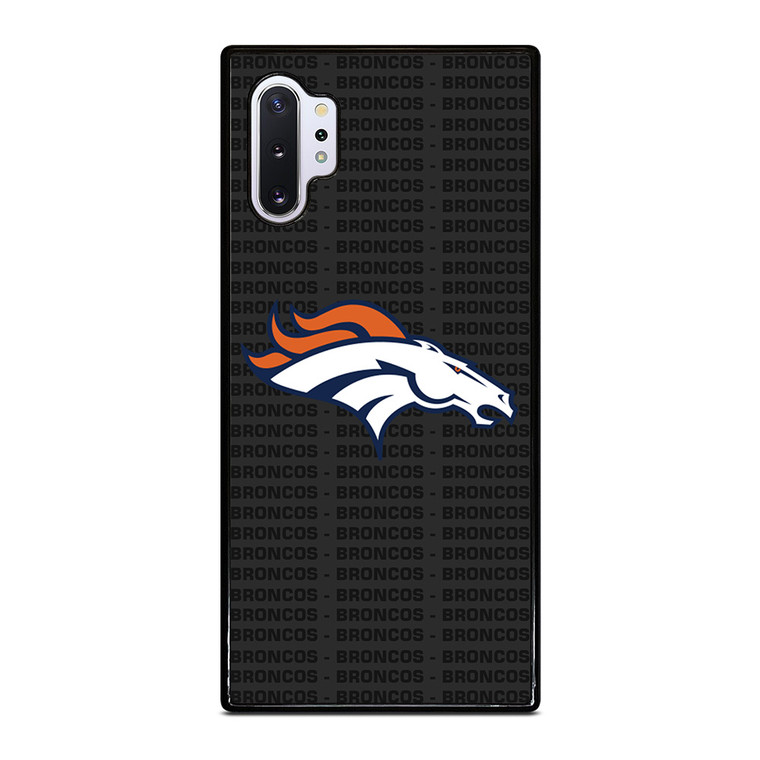 DENVER BRONCOS FOOTBALL TEXT Samsung Galaxy Note 10 Plus Case Cover