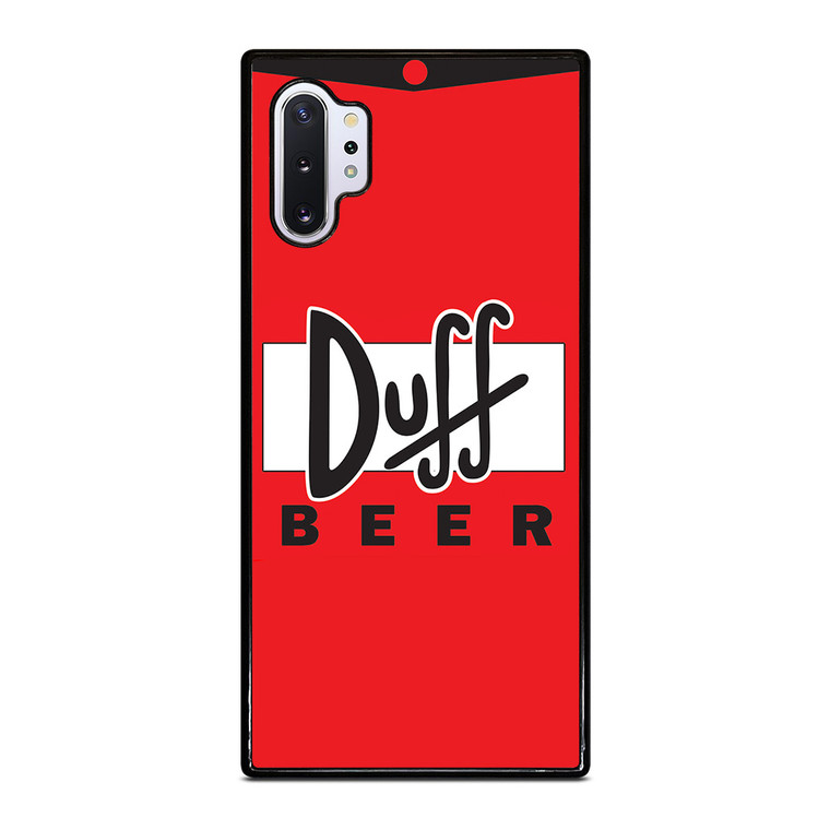 DUFF BEER THE SIMPSONS CARTOON 2 Samsung Galaxy Note 10 Plus Case Cover