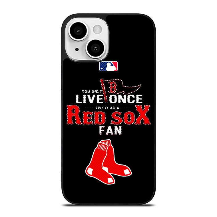 BOSTON RED SOX MLB BASEBALL FANS iPhone 13 Mini Case Cover
