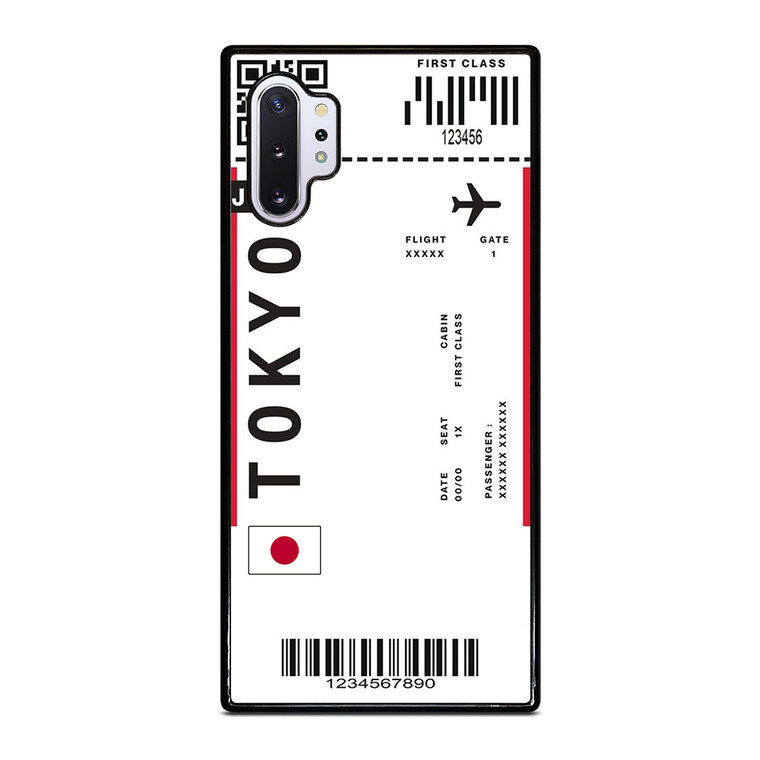 FLIGHT TICKETS JAPAN Samsung Galaxy Note 10 Plus Case Cover