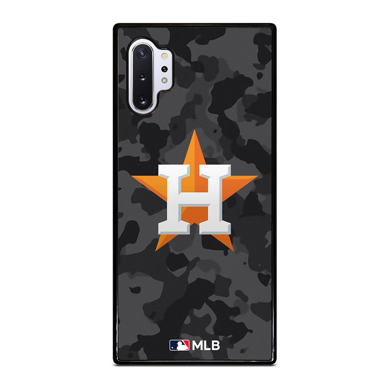 HOUSTON ASTROS BASEBALL BLACK CAMO Samsung Galaxy Note 10 Plus Case Cover