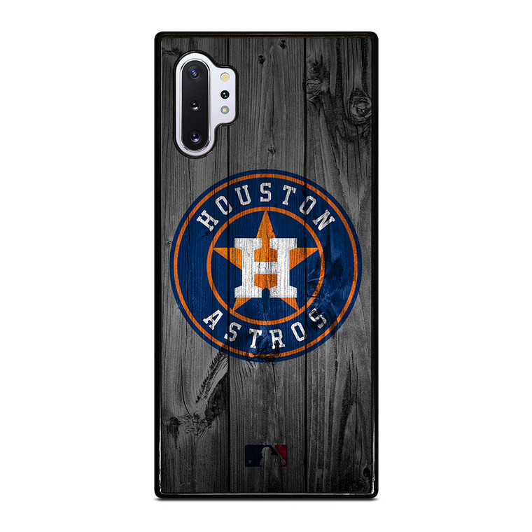 HOUSTON ASTROS BASEBALL MLB WOOD LOGO Samsung Galaxy Note 10 Plus Case Cover