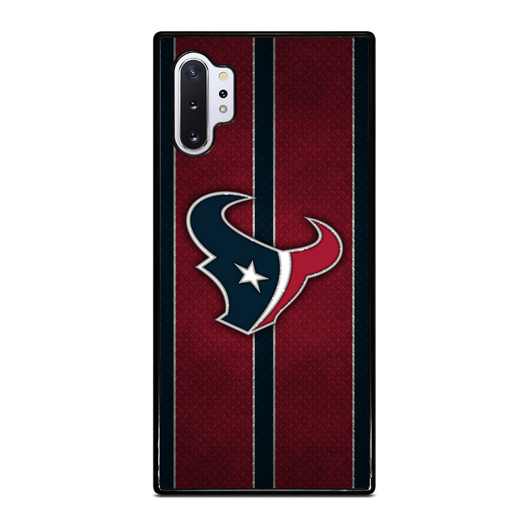 HOUSTON TEXANS NFL METAL STRIPE Samsung Galaxy Note 10 Plus Case Cover