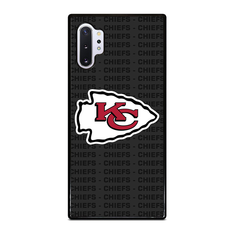 KANSAS CITY CHIEFS FOOTBALL TEXT Samsung Galaxy Note 10 Plus Case Cover