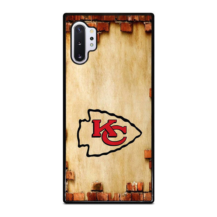 KANSAS CITY CHIEFS NFL FOOTBALL BRICKED Samsung Galaxy Note 10 Plus Case Cover