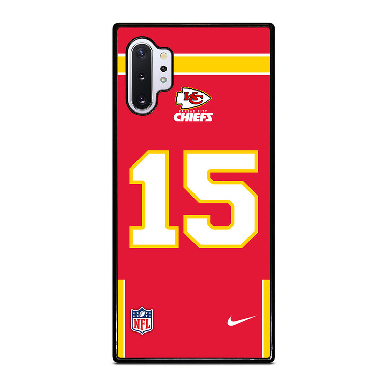 KANSAS CITY CHIEFS PATRICK MAHOMES 15 NFL NIKE Samsung Galaxy Note 10 Plus Case Cover