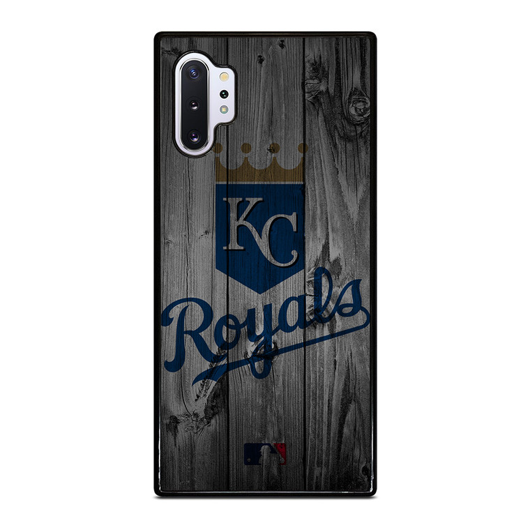 KANSAS CITY ROYALS BASEBALL MLB WOOD LOGO Samsung Galaxy Note 10 Plus Case Cover