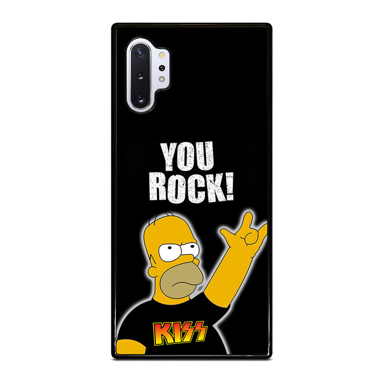 KISS ROCK HOMER SIMPSONS Samsung Galaxy Note 10 Plus Case Cover