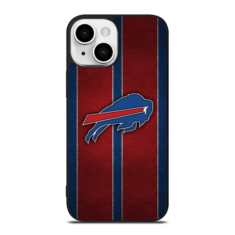 BUFFALO BILLS NFL METAL STRIPE iPhone 13 Mini Case Cover