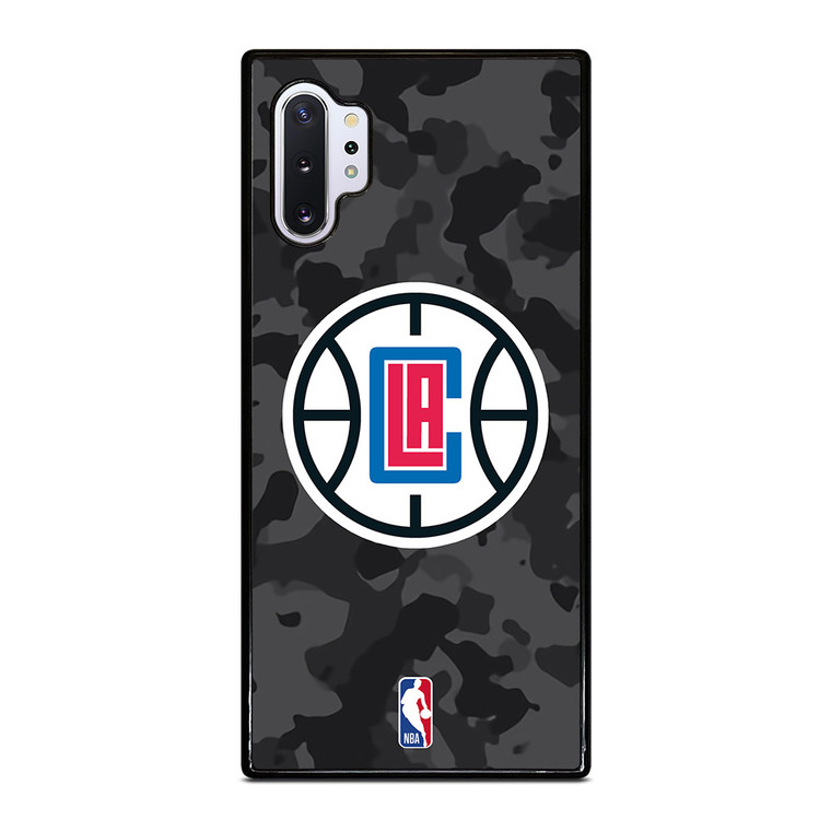 LOS ANGELES CLIPPERS BLACK CAMO Samsung Galaxy Note 10 Plus Case Cover