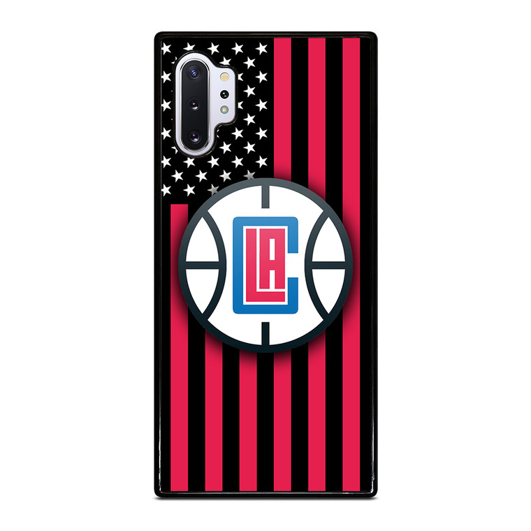LOS ANGELES CLIPPERS NBA USA FLAG Samsung Galaxy Note 10 Plus Case Cover