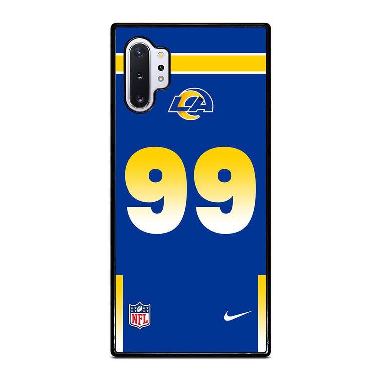 LOS ANGELES RAMS AARON DONALD 99 NFL NIKE Samsung Galaxy Note 10 Plus Case Cover LOS ANGELES RAMS AARON DONALD 99 NFL NIKE Samsung Galaxy Note 10 Plus Case Cover