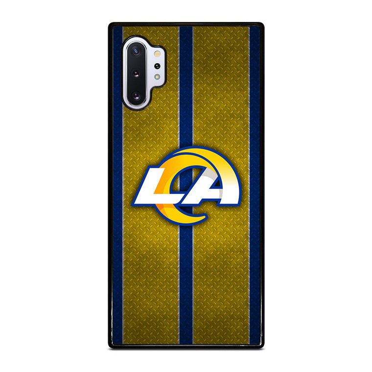 LOS ANGELES RAMS NFL METAL STRIPE Samsung Galaxy Note 10 Plus Case Cover