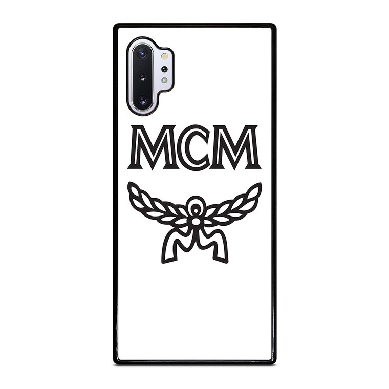 MCM WORLDWIDE WHITE Samsung Galaxy Note 10 Plus Case Cover
