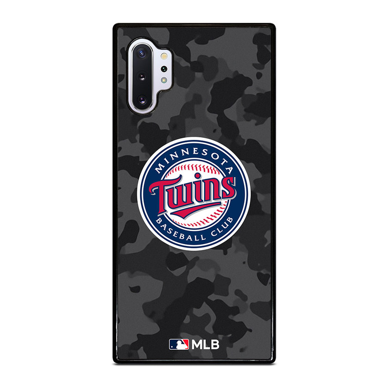 MINNESOTA TWINS BASEBALL BLACK CAMO Samsung Galaxy Note 10 Plus Case Cover