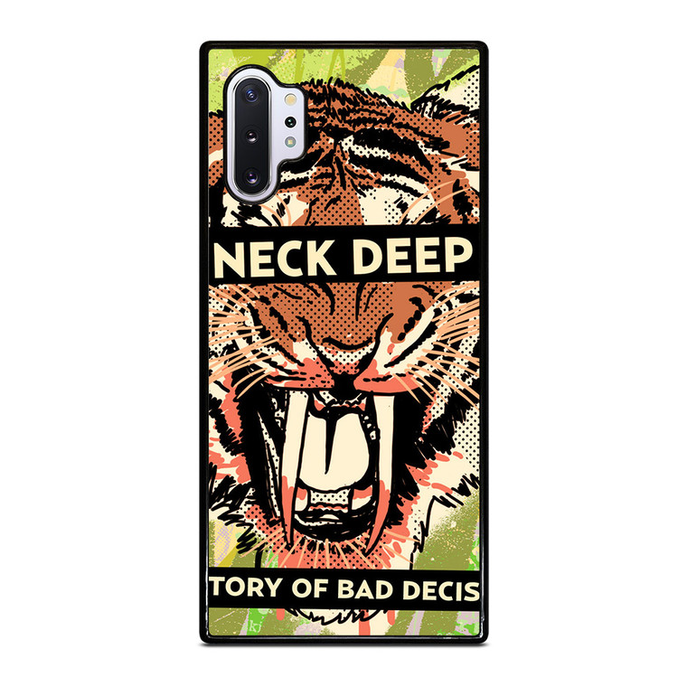 NECK DEEP A HISTORY OF A BAD DECISIONS Samsung Galaxy Note 10 Plus Case Cover