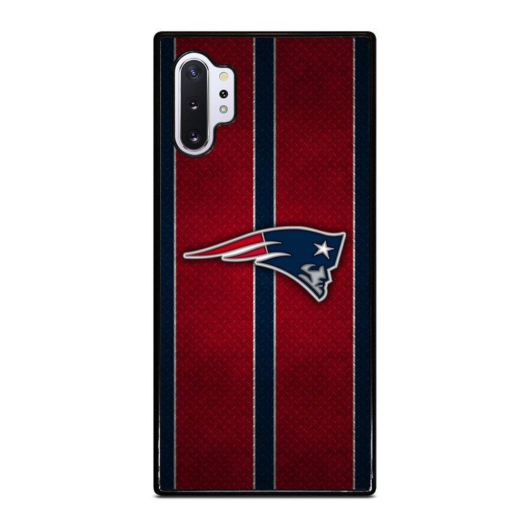 NEW ENGLAND PATRIOTS NFL METAL STRIPE Samsung Galaxy Note 10 Plus Case Cover