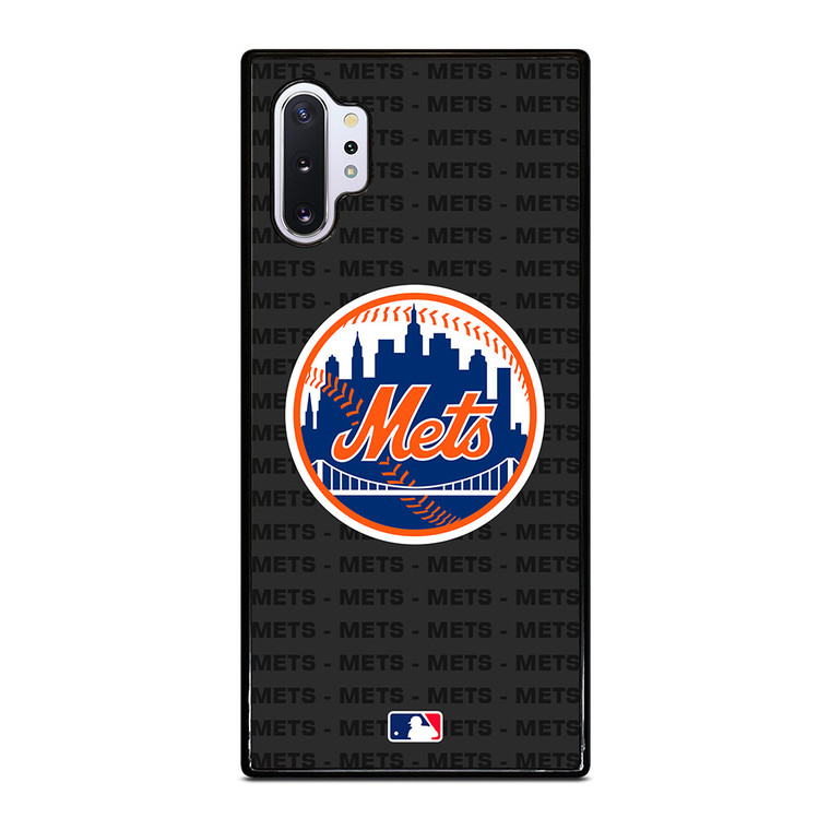 NEW YORK METS BASEBALL BLACK Samsung Galaxy Note 10 Plus Case Cover