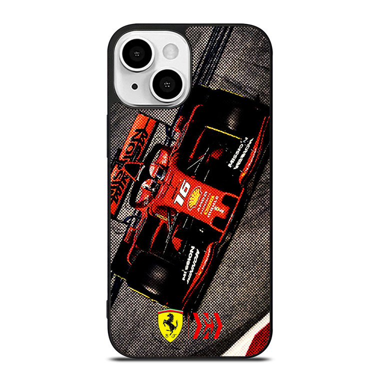 CHARLES LECLERC FERRARI FORMULA ONE F1 RACING 3 iPhone 13 Mini Case Cover